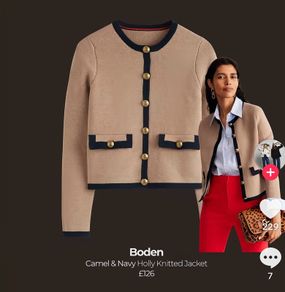 Boden Holly Knitted Jacket Size 14