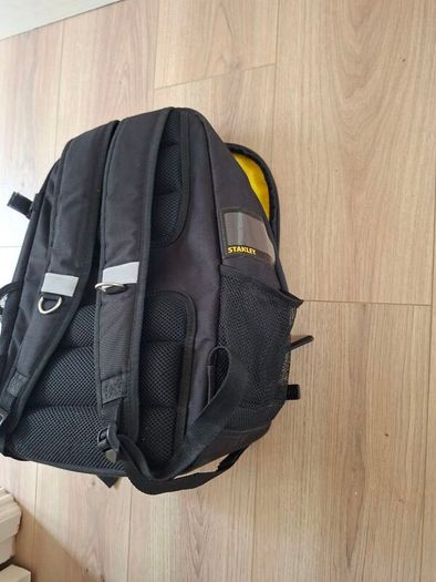 STANLEY STST1-72335 Nylon Tool Backpack, Black/Yellow, 35 x 44 x 16 cm  used