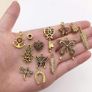 Charm Pendants for Jewelry Silver Bronze Charms Antique Metal Pendants Steampunk Gear Charms for Jewelry Crafting Bracelet Necklace Image 3