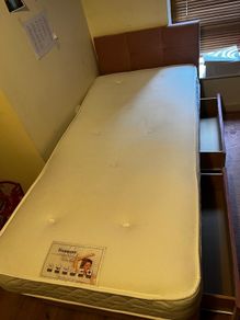 Single bed with storage