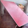 1950s Original Vintage Red Formica Table Image 4