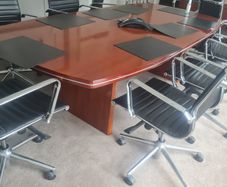 executive boardroom table with 8
