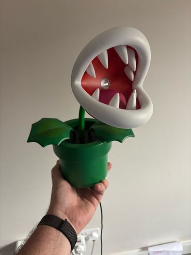 Super Mario Piranha Plant Posable Lamp