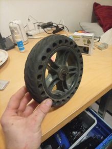 electric scooter S3 pro back  wheel