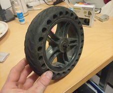 electric scooter S3 pro back  wheel