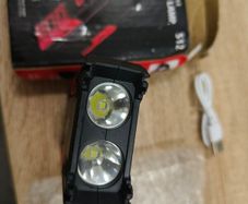 PowerLite: Mini Portable Power Bank with Built-In LED Flashlight for On-the-Go Charging & Emergency Lighting