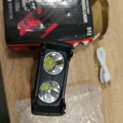 PowerLite: Mini Portable Power Bank with Built-In LED Flashlight for On-the-Go Charging & Emergency Lighting