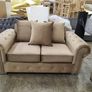 Olympia Plush Velvet Fabric Sofa Image 5