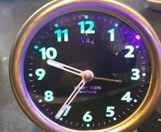 Westclox Baby Ben rare cream and gold alarm clock