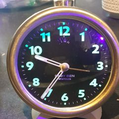 Westclox Baby Ben rare cream and gold alarm clock
