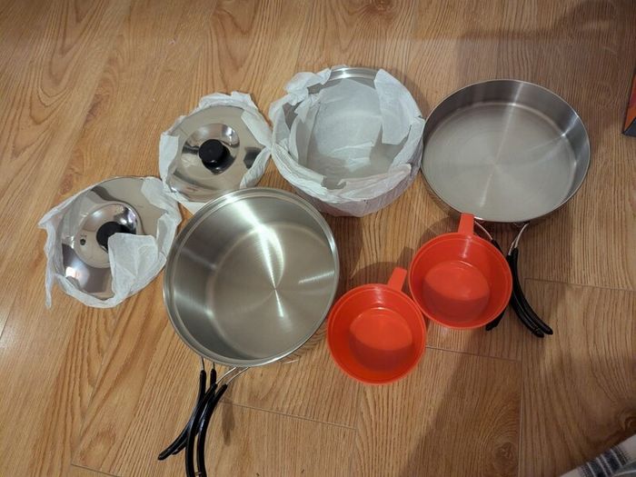 Regatta Compact Steel Camping Cook Set - Brand New & Unused