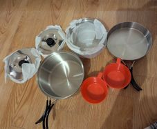 Regatta Compact Steel Camping Cook Set - Brand New & Unused