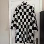 Checkered knee length Teddy bear coat size 14 Image 6