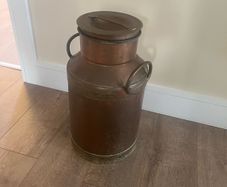 Antique Copper Milk Churn