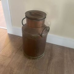 Antique Copper Milk Churn