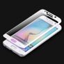 Full Curved 3D Tempered Glass Protector For Samsung Galaxy S6 EDGE PLUS- White Image 9