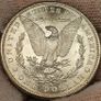 USA United States Silver 1881 S Morgan Dollar Beautiful Uncirculated Lustrous Gold Toned Image 4