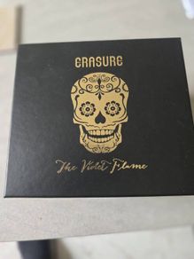 Erasure the violet flame triple cd signed by both Vince Clarke and singer Andy Bell,