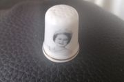 queen mother 63rd birthday thimble