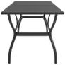 Garden Table Anthracite 190x80x72 cm Steel Image 4