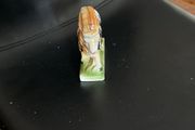Vintage Staffordshire Pottery Ram Sheep Horns Figure Ornament