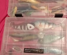 2 boxes of savage gear mixed lures