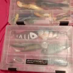 2 boxes of savage gear mixed lures