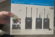 Brand New Boya UHF Dual Channel Wireless Microphone System