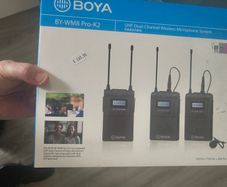 Brand New Boya UHF Dual Channel Wireless Microphone System