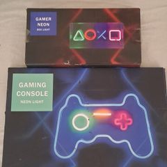 Gaming Console Neon Wall Light And Playstation Neon Light Stand