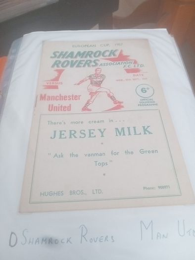 Rare Manchester United Programmes