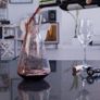 RCR Crystal Carafe  + Wine Decanter  /  Tilted Glass Pitcher Image 4