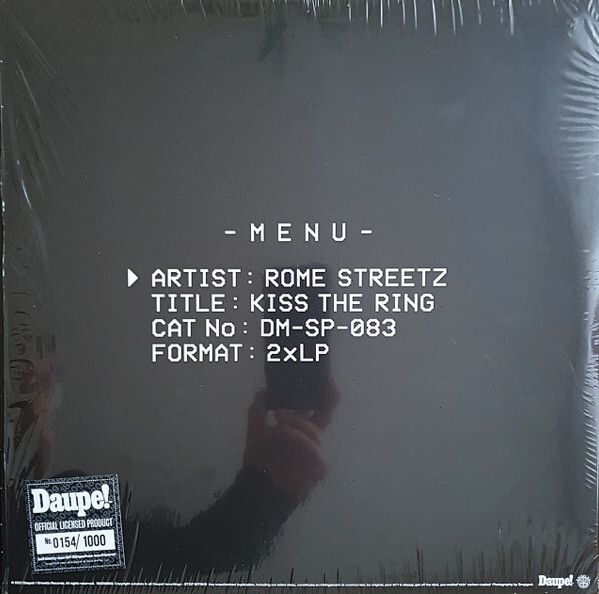 Rome Streetz: Kiss the Ring 2 x Vinyl, LP, Limited Edition, Numbered