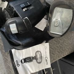Security Camera and flood light. Cctv motion detection