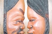 African Couple Masks