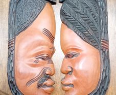 African Couple Masks