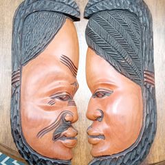 African Couple Masks