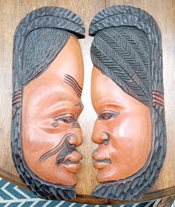 African Couple Masks