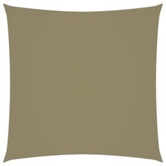 Sunshade Sail Oxford Fabric Square 7x7 m Beige