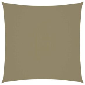Sunshade Sail Oxford Fabric Square 7x7 m Beige