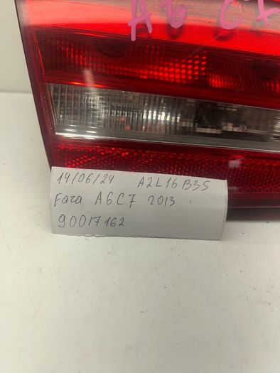 Boot Tailgate Lamp Lh Audi A6 C7 2013 Inner Light Left A2l16b3s