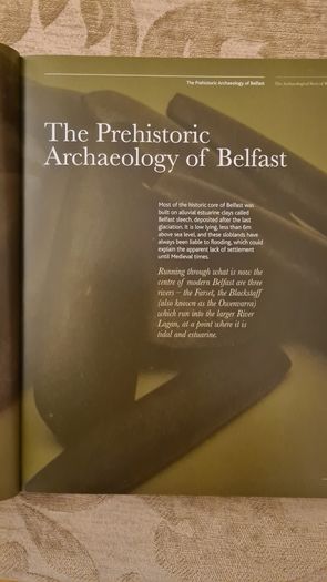 Hidden History Below Our Feet. By Ruairi O Baoill. The Archaeological Story Of Belfast. Large Volume Book In Very Good Condition.