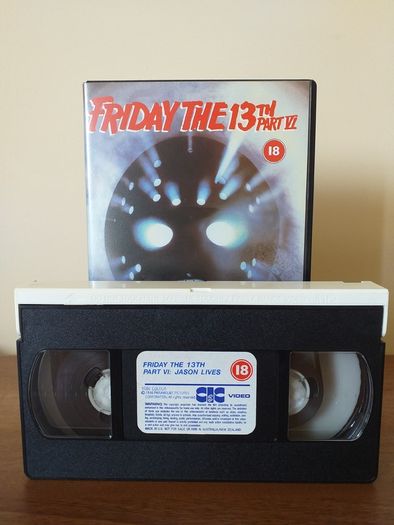 Friday The 13th Part VI JASON LIVES Horror Film VHS PAL Video Tape Cassette (SUPER ULTRA RARE) In This Exceptional Condition