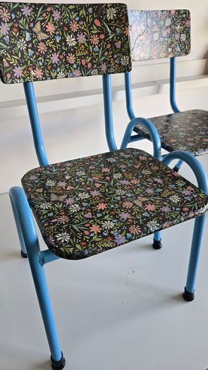 Upcycled Vintage School Chairs