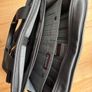 TUMI Leather Deluxe Laptop Bag Black Image 10
