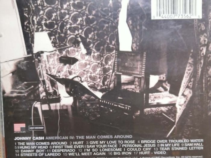Johnny Cash  - American IV: The Man Comes Around CD