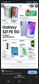 Not FREE   Samsung S21 fe 5g 128gb comes with original Box manuals  & charger  cable