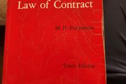 Cheshire And Fifoot's Law Of Contract.  By  M.p.furmston. Large Volume Paperback In Fair Condition.  See Photos For Same.