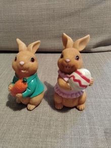 Easter cute  rabbit bunny decor figurines