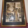 Hand painted Egyptian papyrus painting Image 2